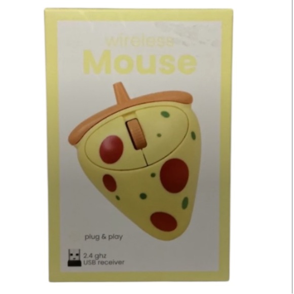 Wireless Pizza Slice Mouse NEW IN BOX - Picture 1 of 2